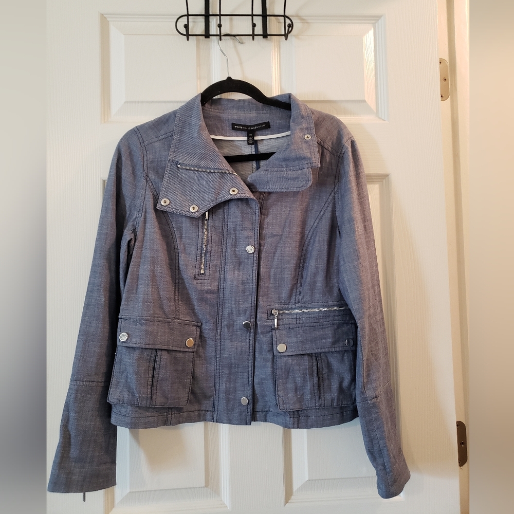WHBM Demin Dark Rinse Jacket